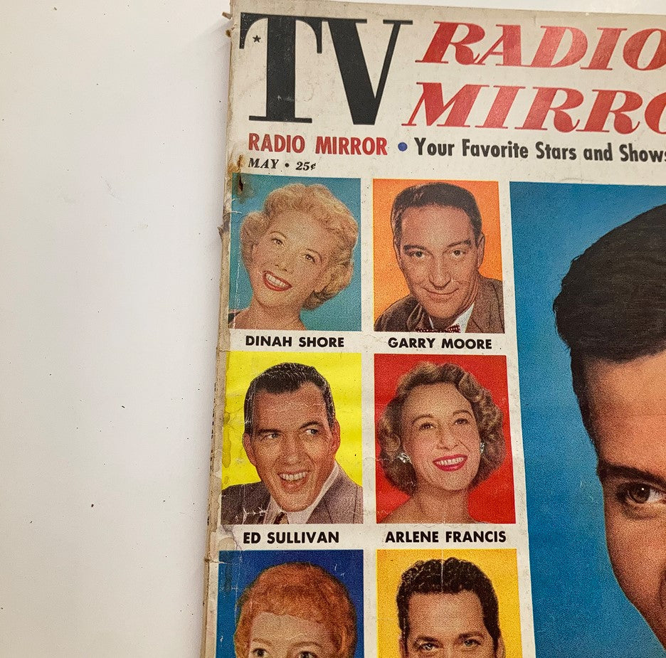 VTG TV Radio Mirror Magazine May 1957 Vol 47 #6 Portrait of Pat Boone No Label