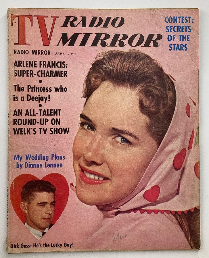 VTG TV Radio Mirror Magazine September 1960 Vol 54 #4 Dianne Lennon No Label