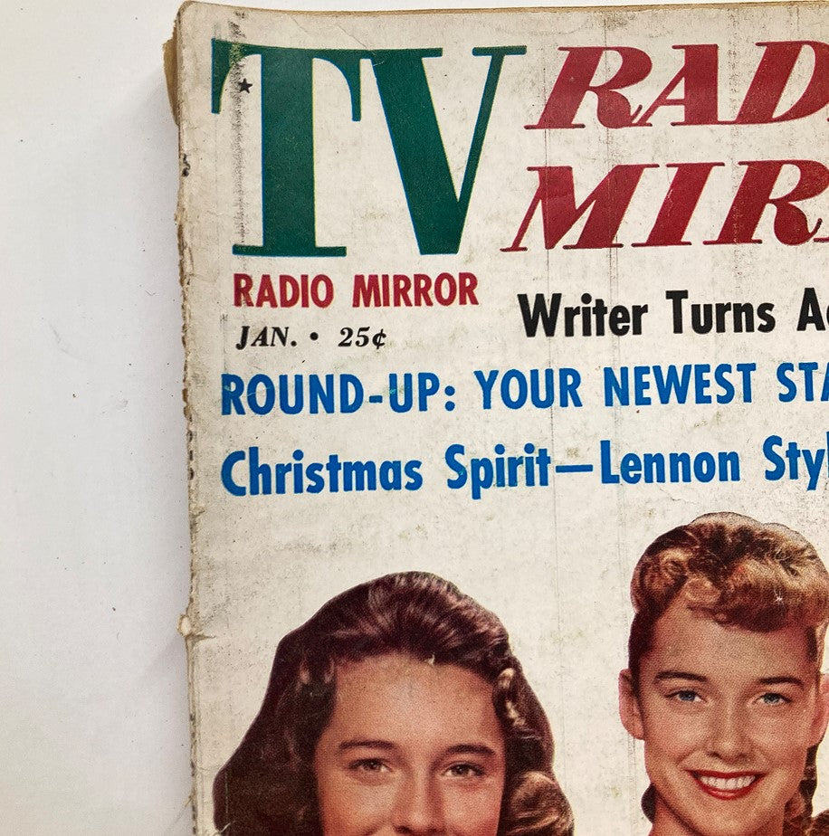 VTG TV Radio Mirror Magazine January 1959 Vol 51 #2 Lennon Sisters No Label