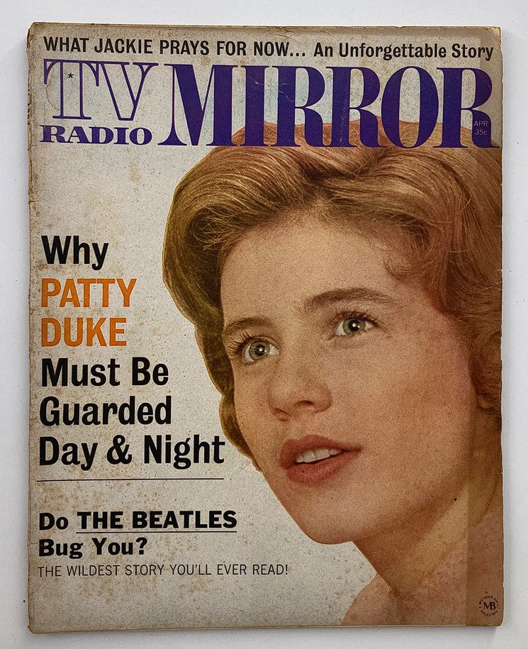 VTG TV Radio Mirror Magazine April 1964 Vol 61 #8 Patty Duke No Label