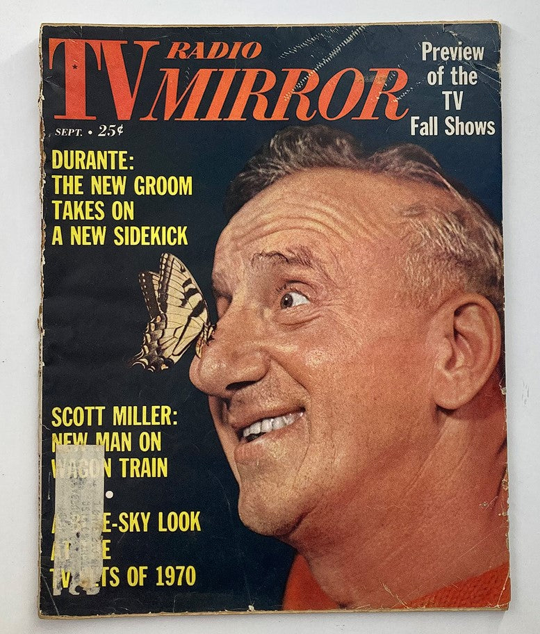 VTG TV Radio Mirror Magazine September 1961 Vol 56 #4 Portrait of Jimmy Durante