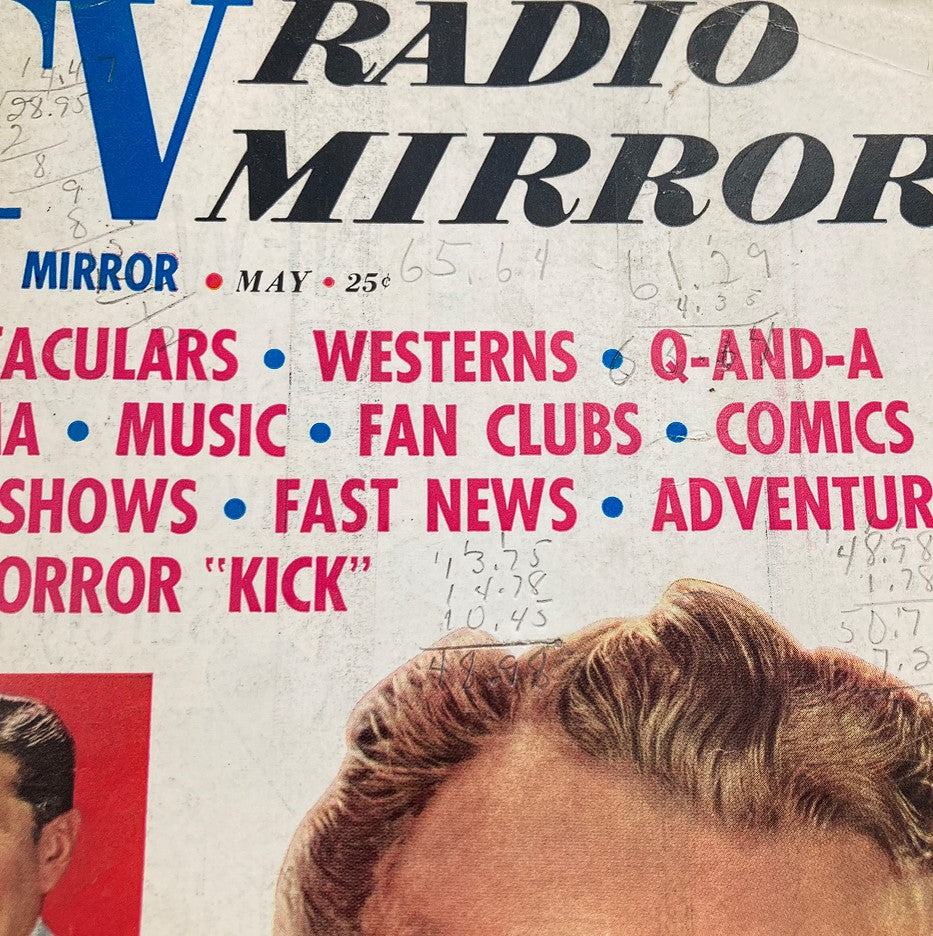 VTG TV Radio Mirror Magazine May 1959 Vol 51 #6 Red Skelton Dinah Shore No Label