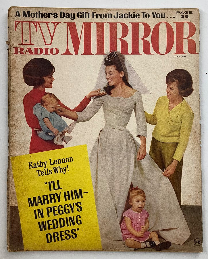 VTG TV Radio Mirror Magazine June 1965 The Lennon Sisters, Mia Farrow No Label