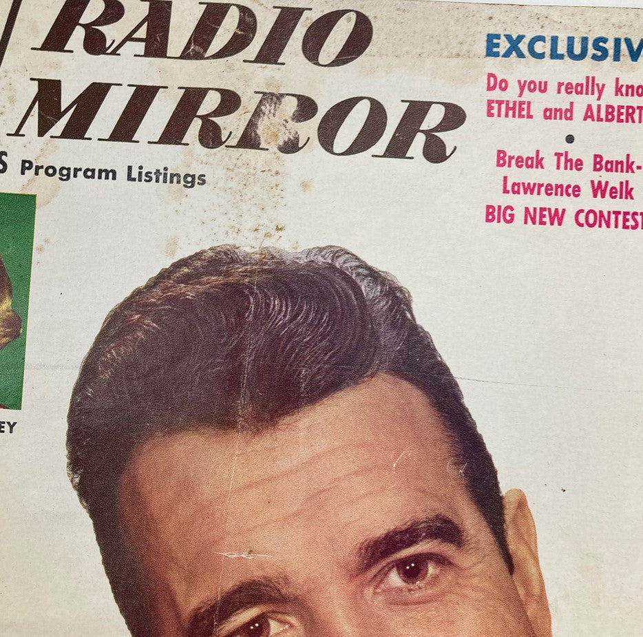 VTG TV Radio Mirror Magazine October 1955 Cover Portrait of Tennessee Ernie Ford