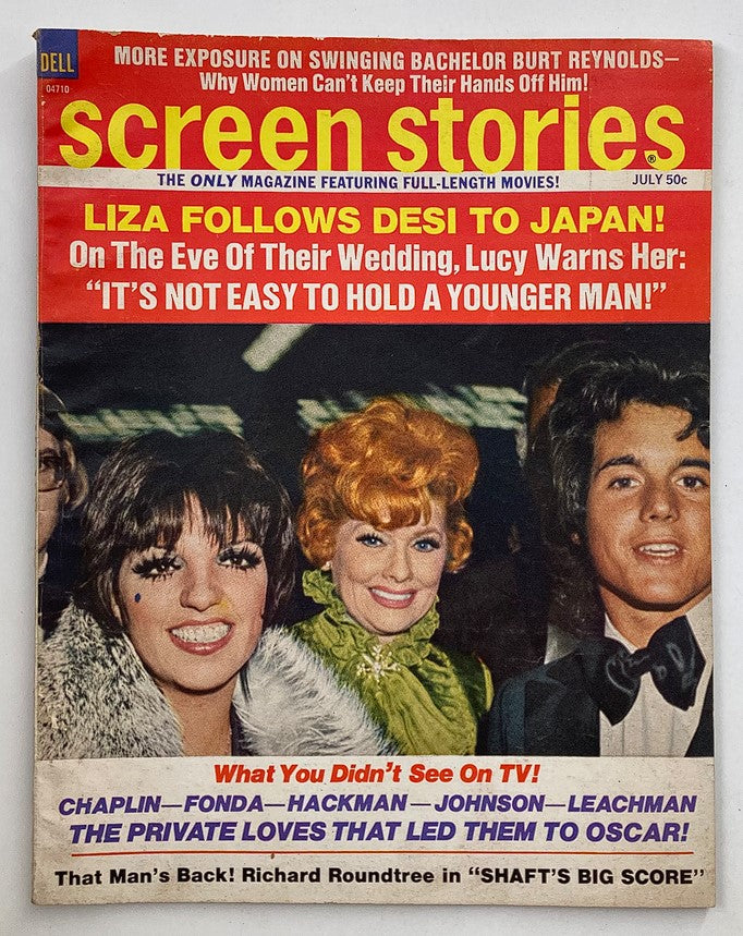 VTG Screen Stories Magazine July 1972 Liza Minelli and Desi Arnaz No Label