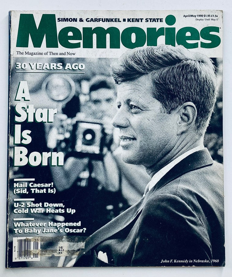 Memories Magazine April 1990 Vol 3 #2 John F. Kennedy & Edward R. Murrow