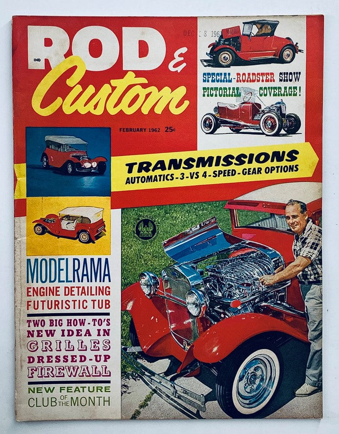 VTG Rod & Custom Magazine February 1962 Vol 9 #10 Transmissions Street No Label