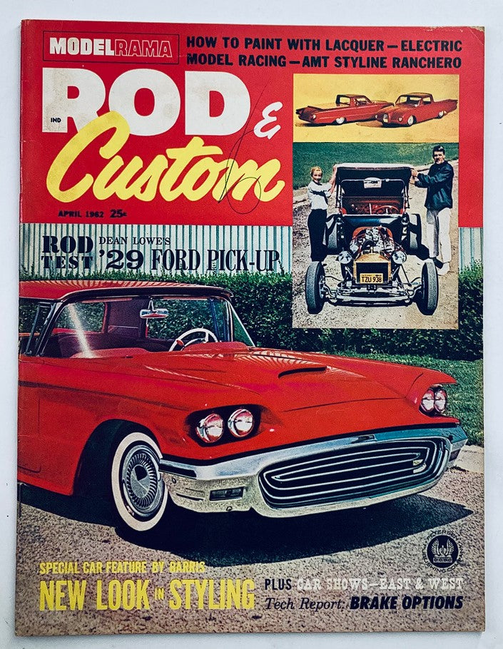 VTG Rod & Custom Magazine April 1962 Vol 9 #12 '29 Ford Pick-Up Test No Label