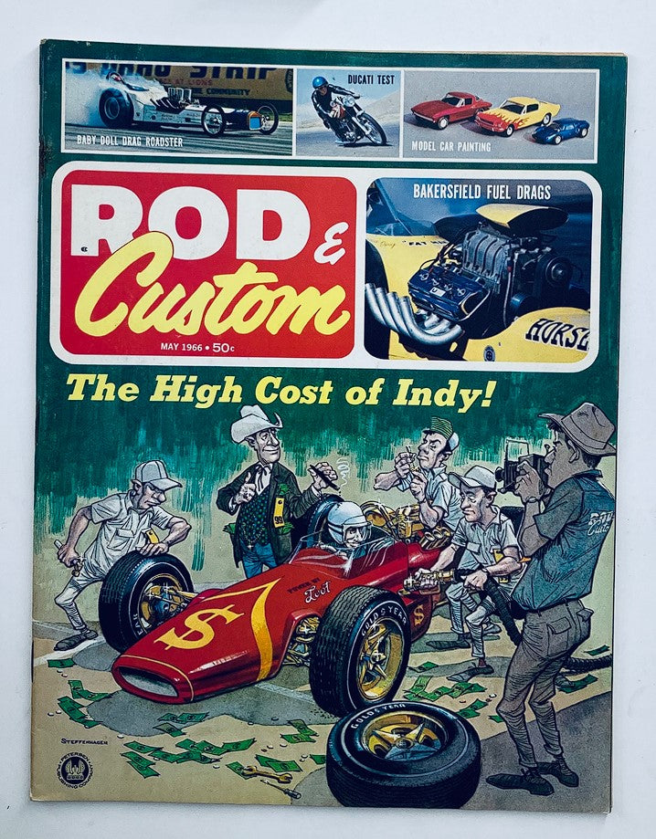 VTG Rod & Custom Magazine May 1966 Vol 14 #1 Bakersfield Fuel Drags No Label