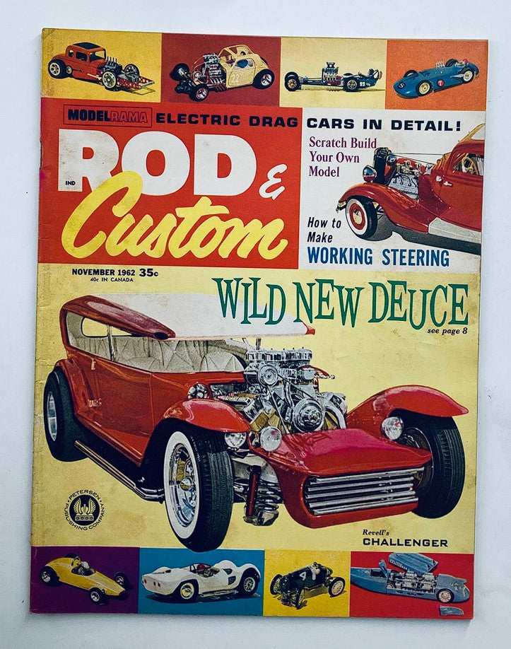 VTG Rod & Custom Magazine November 1962 Vol 10 #7 Wild New Deuce No Label