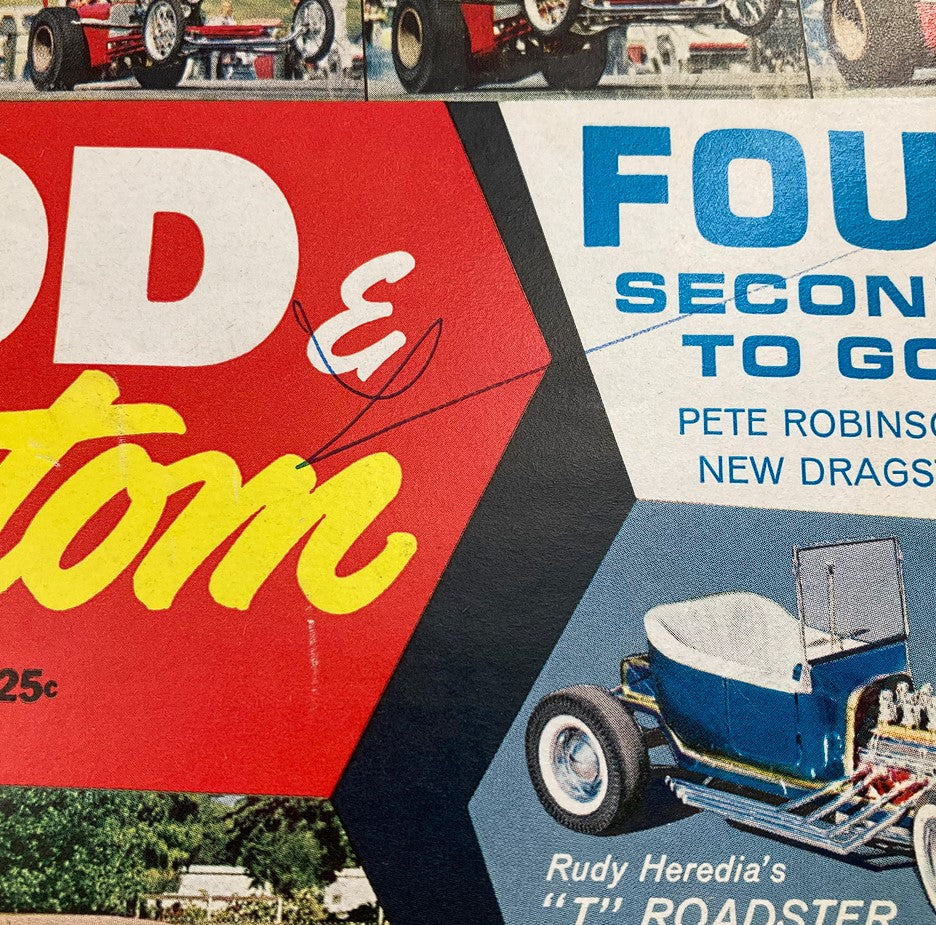 VTG Rod & Custom Magazine August 1962 Vol 10 #4 Model T and T Model No Label