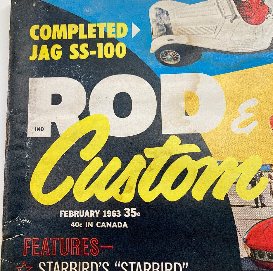 VTG Rod & Custom Magazine February 1963 Vol 10 #10 Bolt-On Customizing No Label