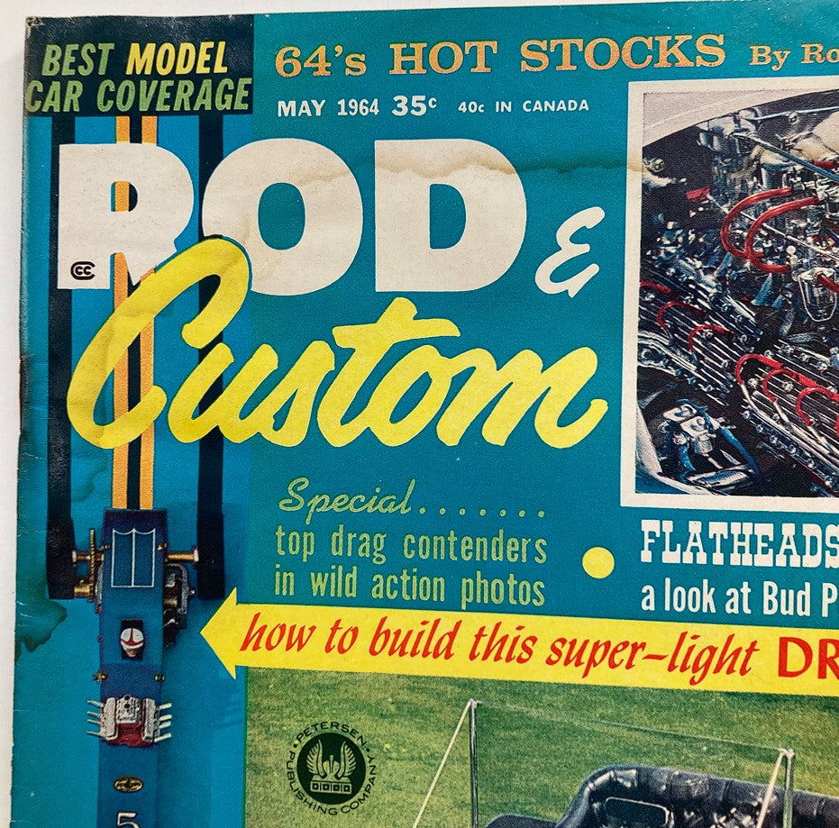 VTG Rod & Custom Magazine May 1964 Vol 11 #12 Lee Everett 23 T Roadster No Label