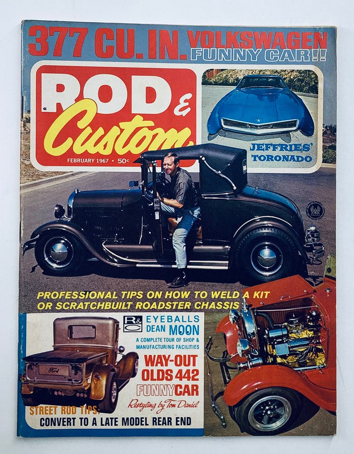 VTG Rod & Custom Magazine February 1967 Vol 15 #2 Deano Toronado No Label