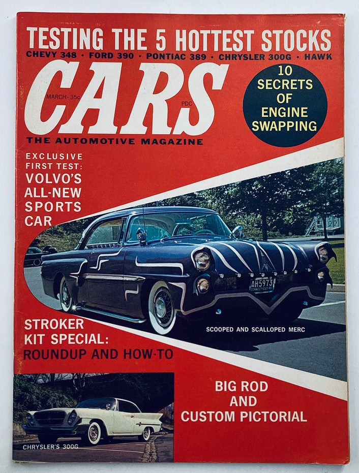 VTG Cars Magazine March 1961 Vol 2 #6 Scooped and Scalloped Merc No Label