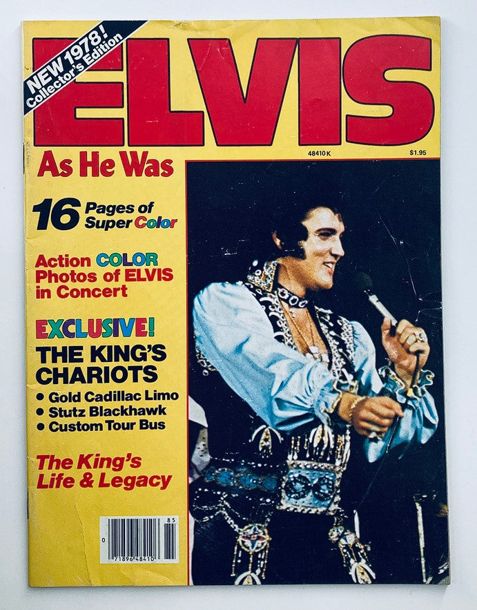 VTG 1978 Elvis Presley As He Was The King's Life and Legacy No Label