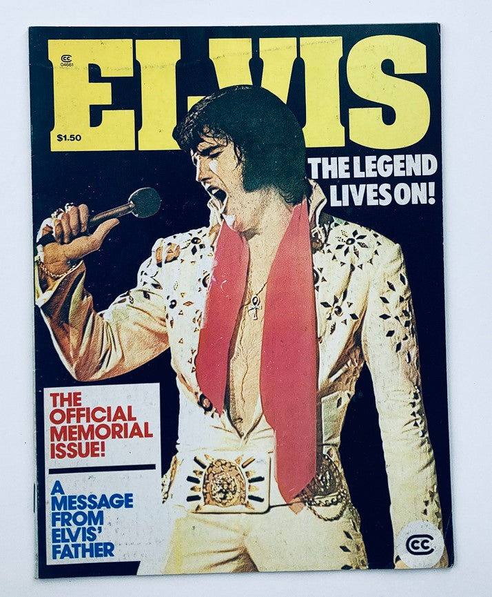 VTG 1978 Elvis Presley The Legend Lives On No Official Memorial Issue w Poster