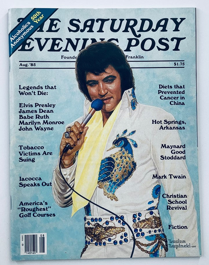 The Saturday Evening Post July 1985 Vol 257 #5 Elvis Presley No Label