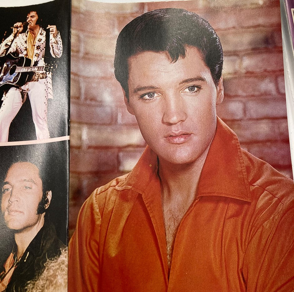 VTG 1977 The Complete Elvis Presley Magazine w Poster No Label