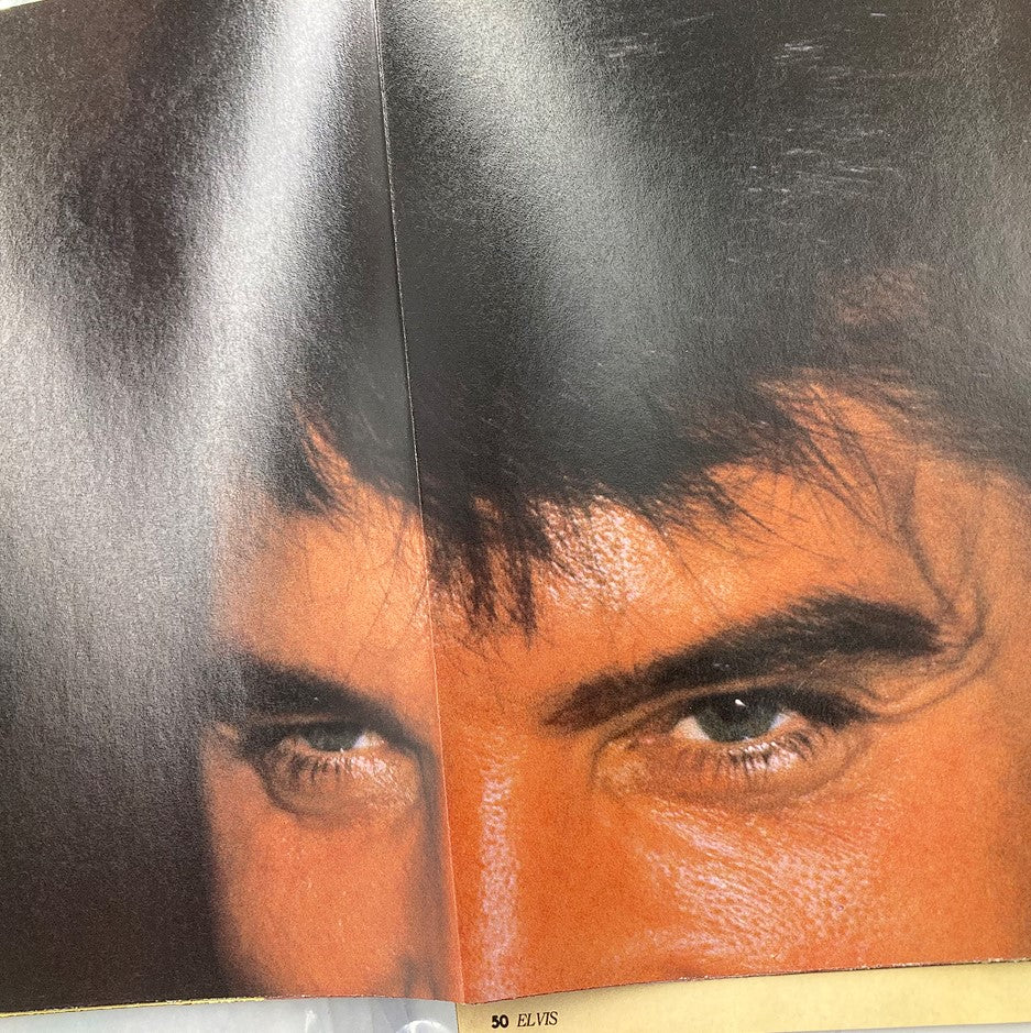 VTG Rock Stars Magazine 1987 Elvis Presley His Life & Music w Poster No Label