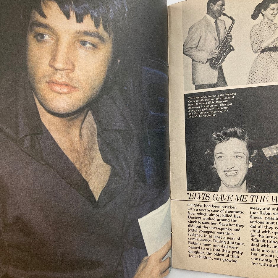 VTG Modern Screen Magazine 1979 Vol #3 Elvis Presley w Poster No Label