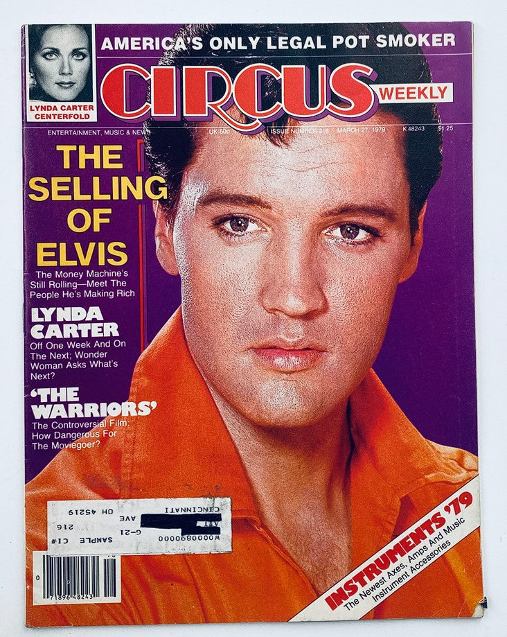 VTG Circus Weekly Magazine March 27 1979 Elvis Presley and Lynda Cater