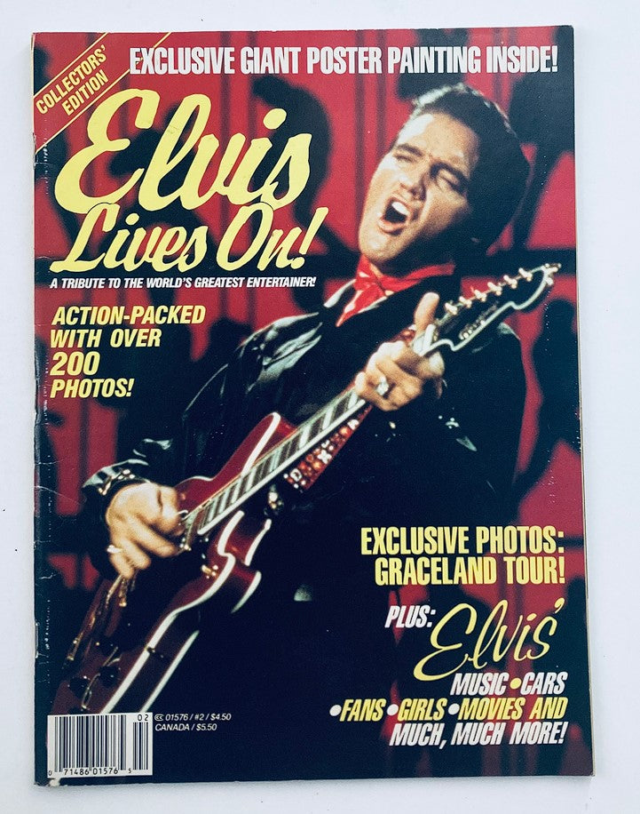 VTG Collector's Edition July 1992 Elvis Presley Lives On w Poster No Label