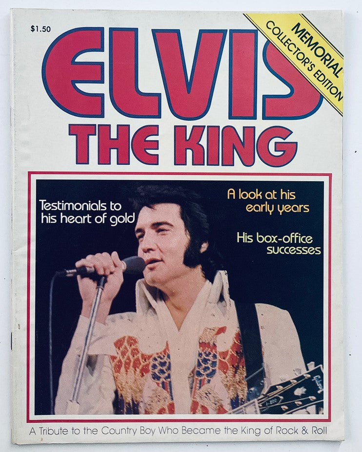 VTG 1977 Memorial Collector's Edition Elvis Presley The King No Label