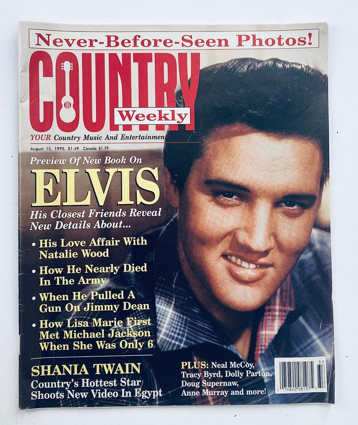 VTG Country Weekly Magazine August 15 1995 Elvis Presley No Label