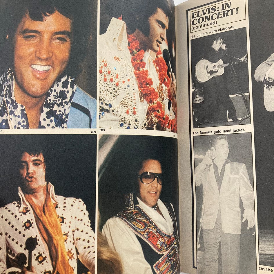 VTG Modern Screen Magazine 1980 #5 Elvis Presley Photo Album w Poster No Label