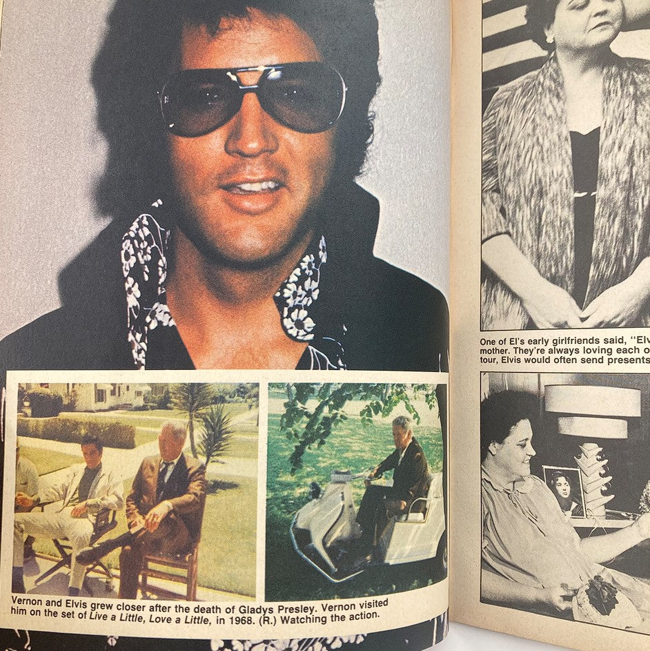 VTG Modern Screen Magazine 1980 #5 Elvis Presley Photo Album w Poster No Label