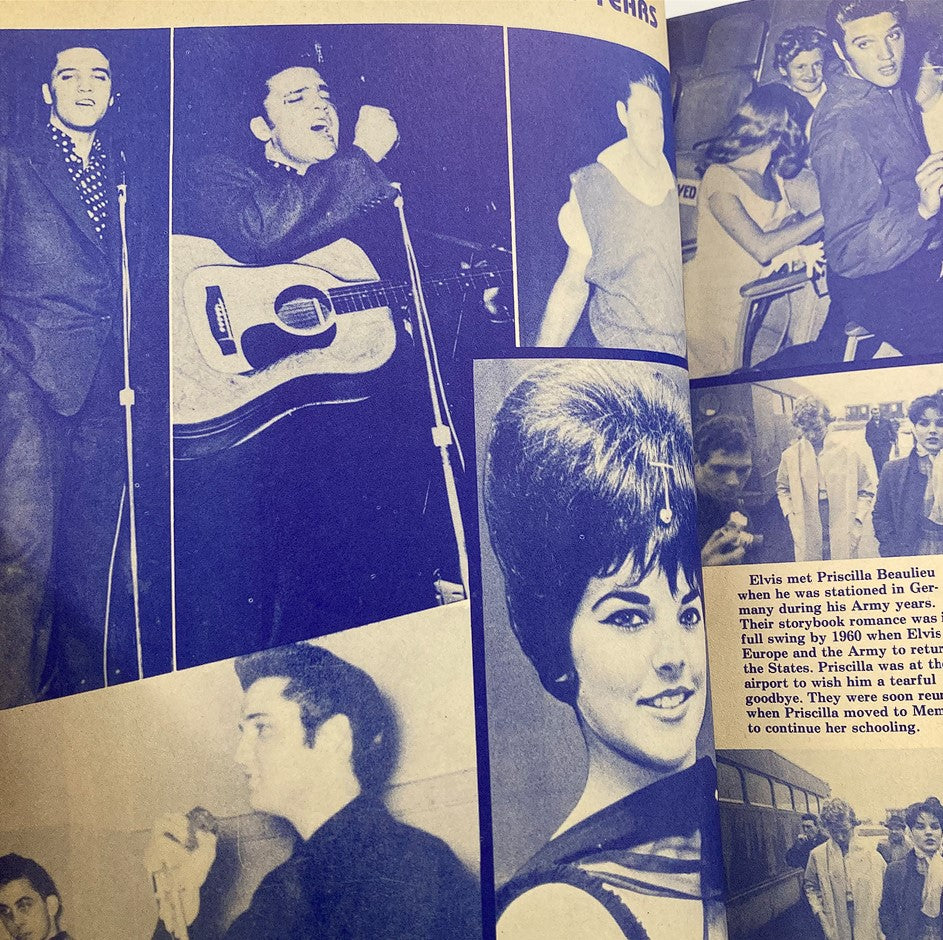 VTG Platinum Magazine 1979 #6 Elvis Presley Diary w Poster No Label