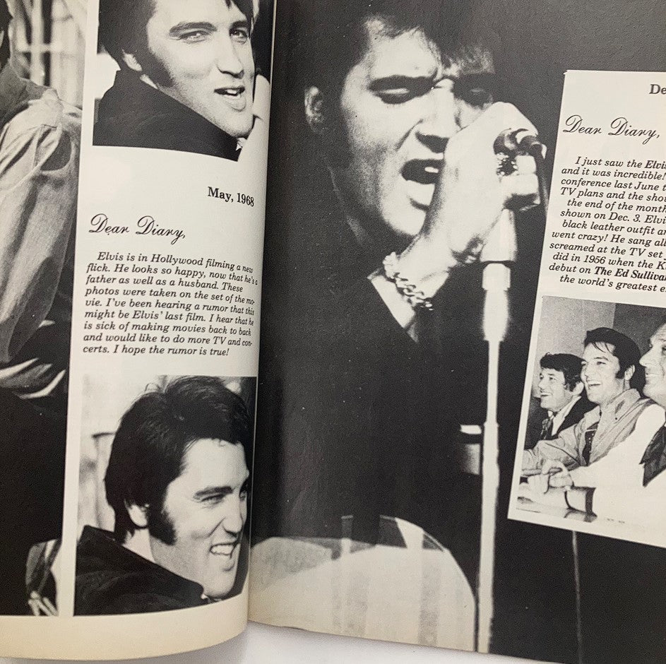 VTG Platinum Magazine 1979 #6 Elvis Presley Diary w Poster No Label