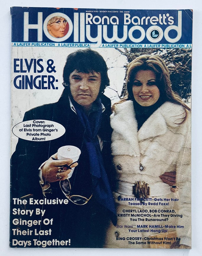 VTG Rona Barrett's Hollywood Magazine March 1978 Elvis Presley No Label