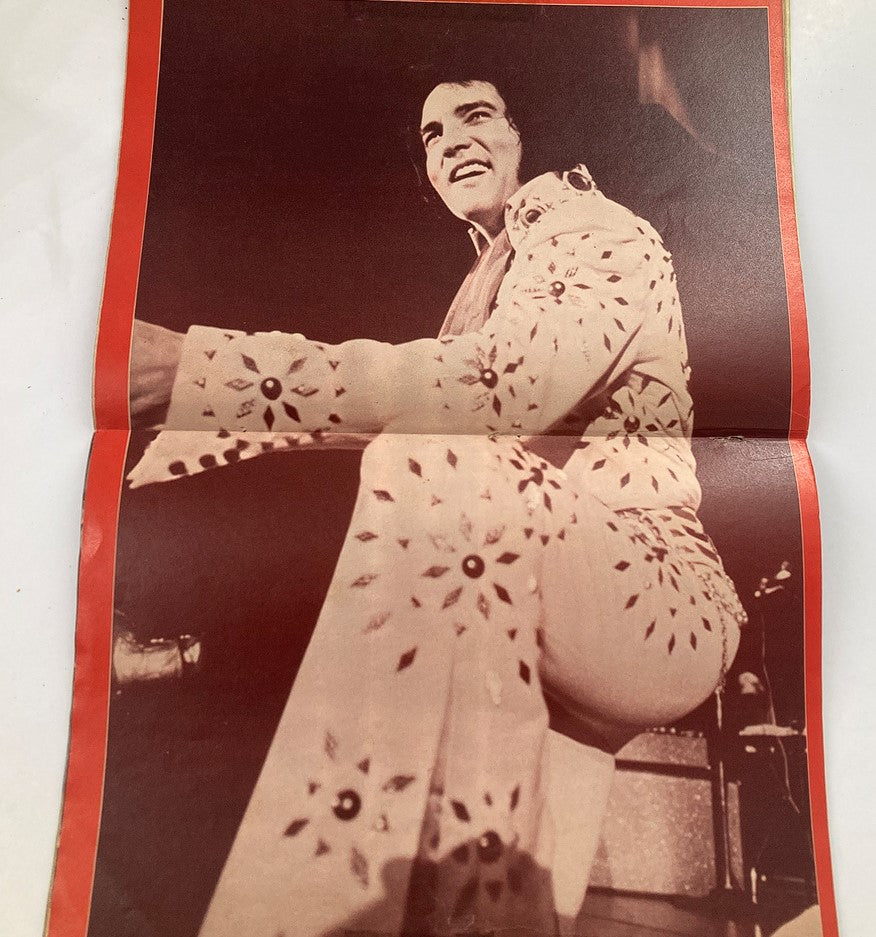 VTG 1975 Yesterday Today Elvis Presley His Untold Life Story w Poster No Label