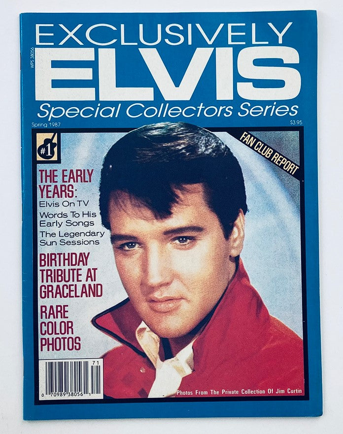 VTG 1987 No. 1 Exclusively Elvis Presley Special Collectors Series No Label