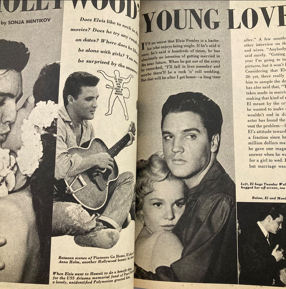 VTG Sterling Magazine 1977 The Elvis Presley Years 1956-1977 w Poster No Label