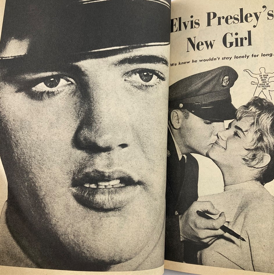 VTG Sterling Magazine 1977 The Elvis Presley Years 1956-1977 w Poster No Label