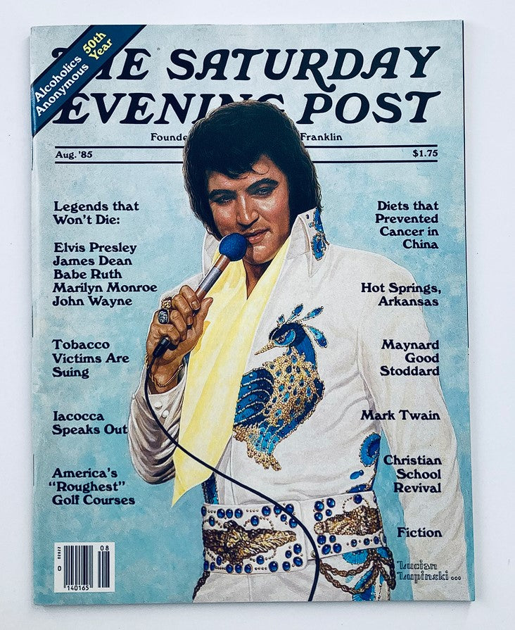 The Saturday Evening Post August 1985 Vol 257 #5 Elvis Presley No Label