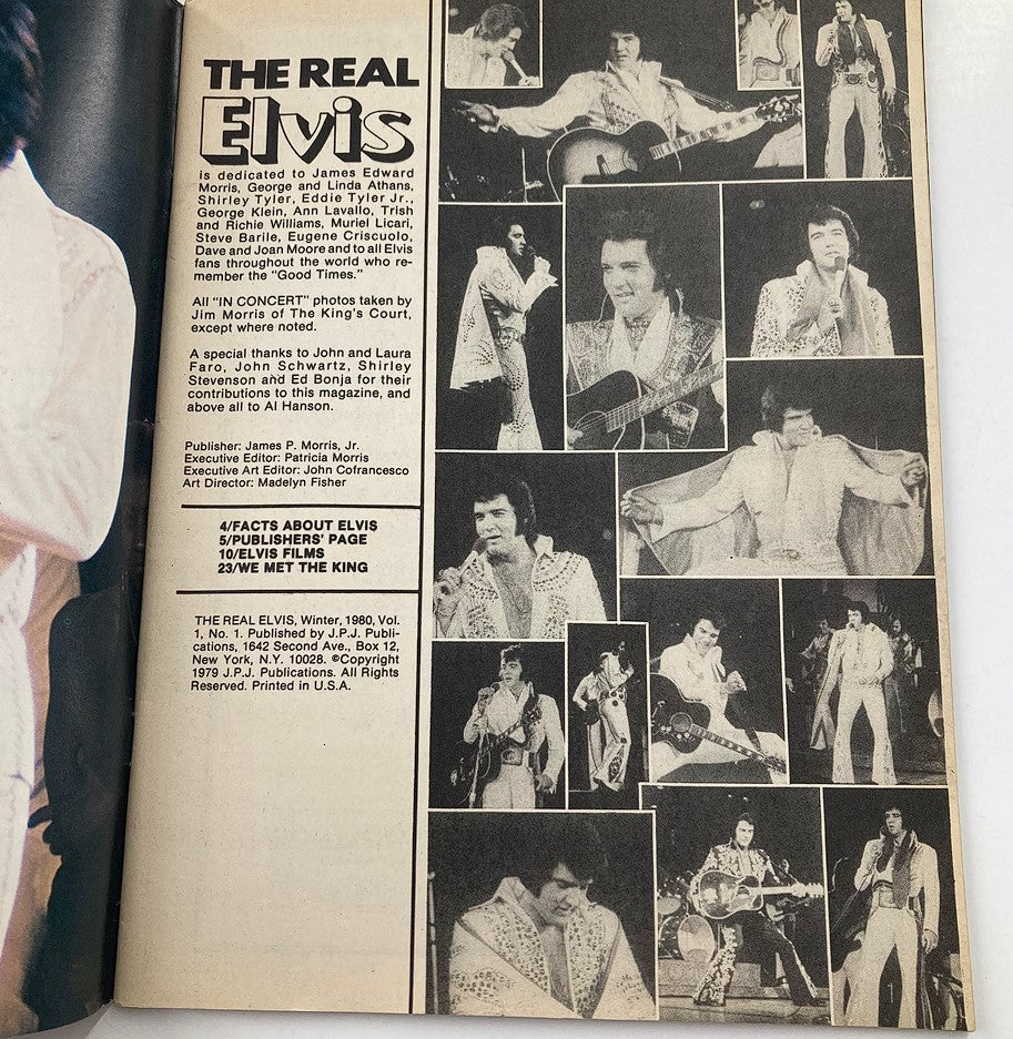 VTG 1980 No. 1 The Real Elvis Presley Over 100 Rare Photos w Poster No Label