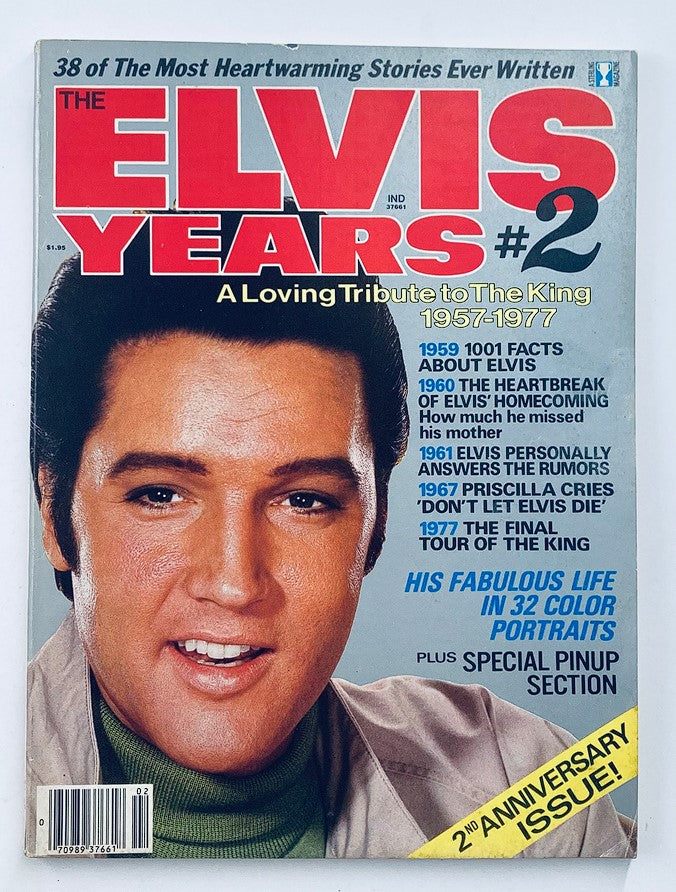 VTG Sterling Magazine 1979 No. 2 The Elvis Presley Years w Poster No Label