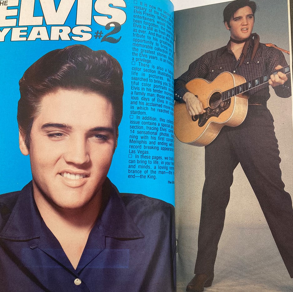 VTG Sterling Magazine 1979 No. 2 The Elvis Presley Years w Poster No Label