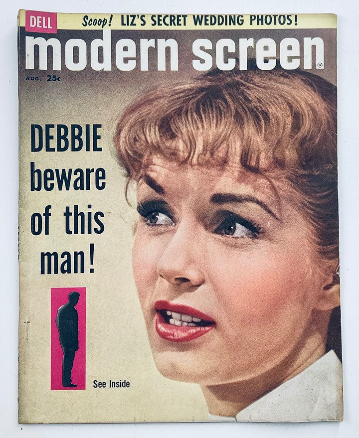 VTG Modern Screen Magazine August 1959 Vol 53 #7 Debbie Reynolds No Label