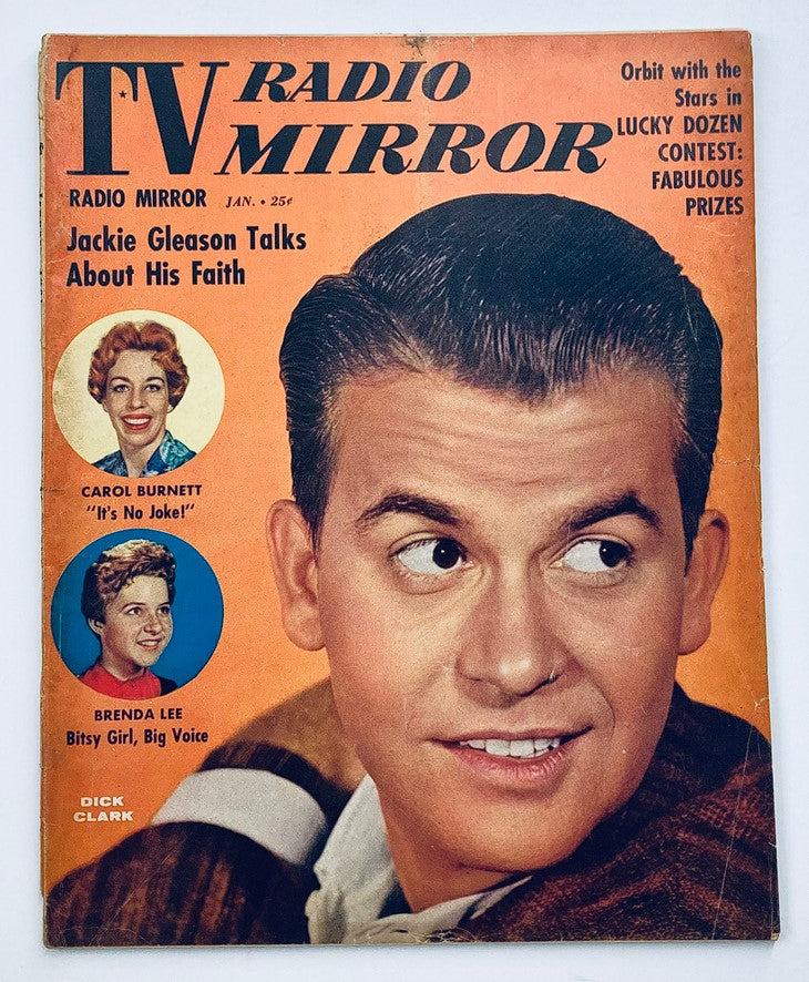 VTG TV Radio Mirror Magazine January 1961 Vol 55 #2 Dick Clark No Label