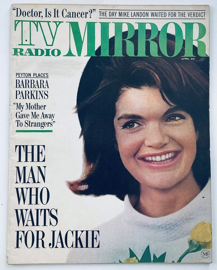 VTG TV Radio Mirror Magazine April 1965 Vol 63 #5 Jackie Kennedy No Label