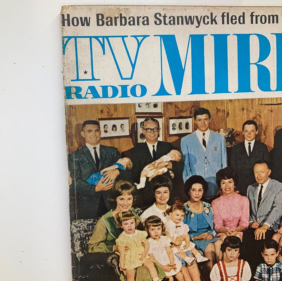 VTG TV Radio Mirror Magazine December 1966 Vol 67 #1 The Lennon Family No Label