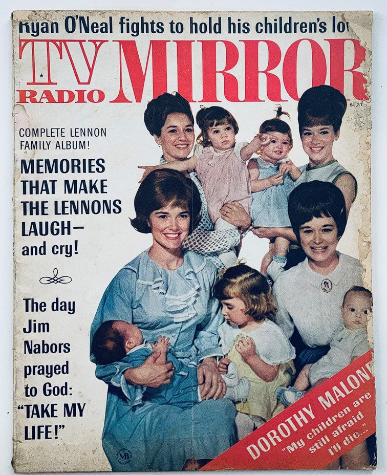 VTG TV Radio Mirror Magazine September 1966 Vol 66 #4 The Lennons Laugh No Label