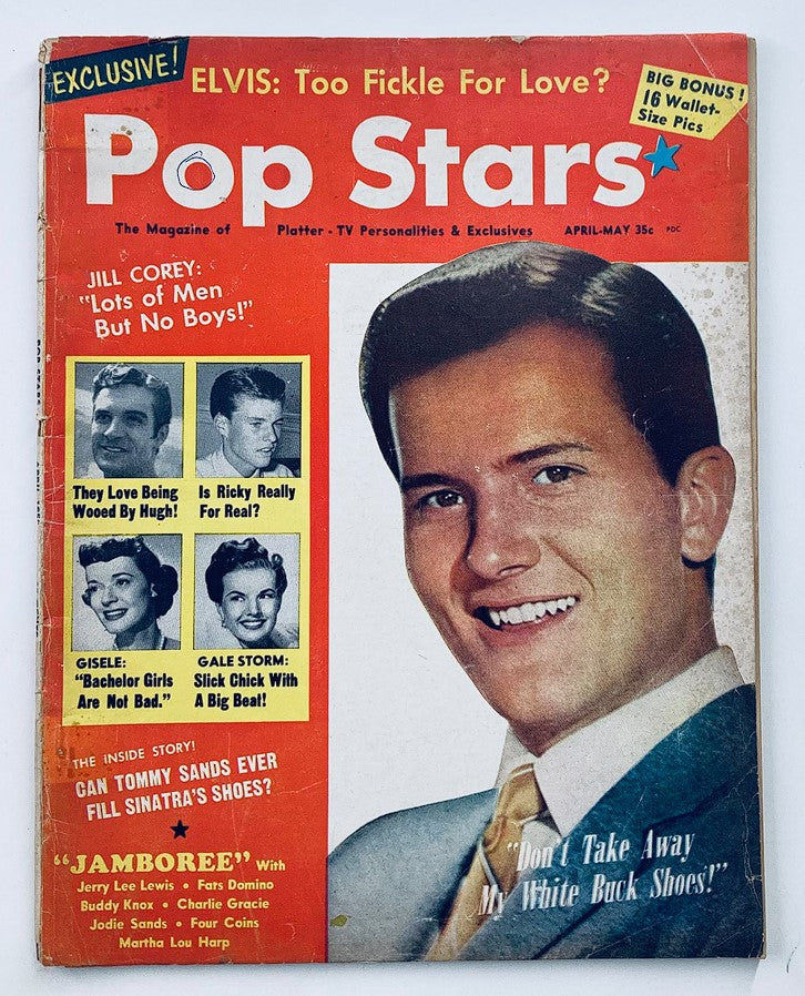 VTG Pop Stars Magazine April 1958 Vol 1 #1 Pat Boone, Gisele MacKenzie No Label