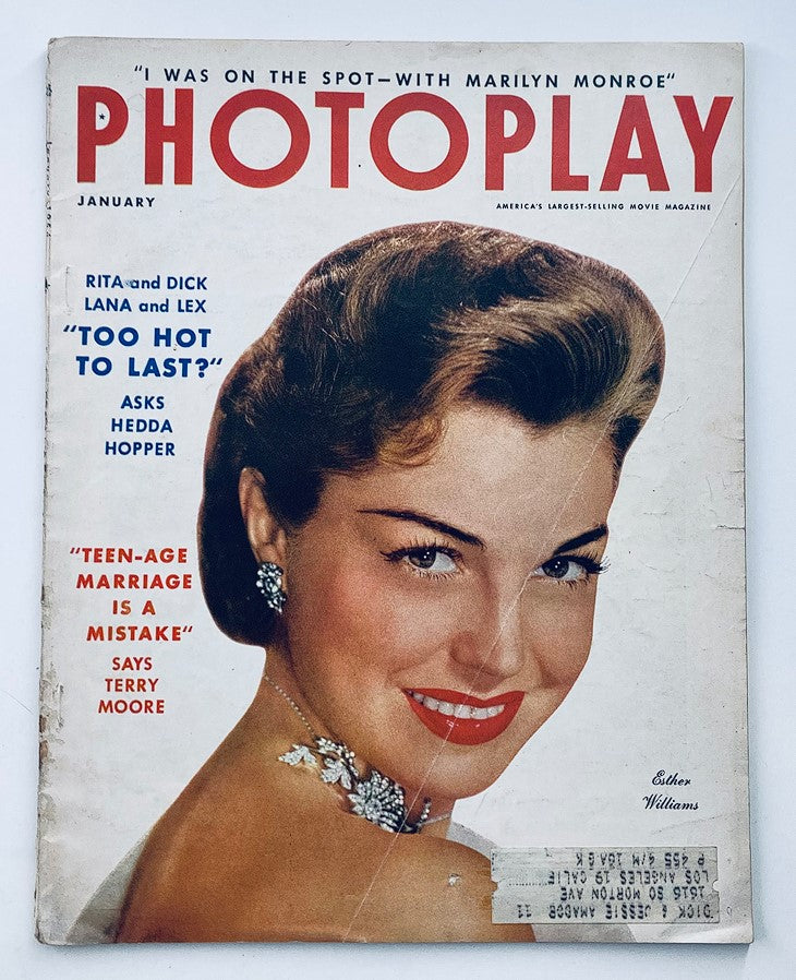 VTG Photoplay Magazine January 1954 Vol 45 #1 Esther Williams in Easy to Love