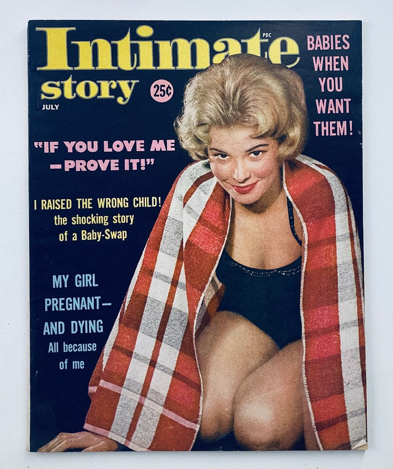 VTG Intimate Story Magazine July 1959 Vol 12 #4 My Girl Pregnant, Dying No Label